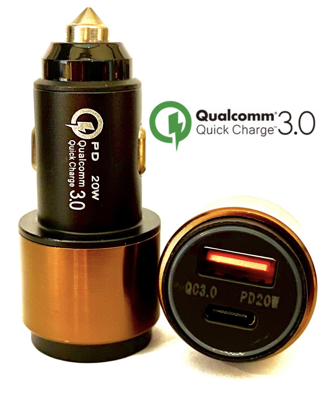 38W Fast Dual Port Car Charger